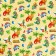 Paper Glossy “dinosaurs”, 1 sheet, 70 x 100 cm