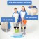 Children's raincoat "Walking in the rain", Blue, XL