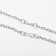 Kulons "Uenubles" Forever, Color Black Silver, 50 cm