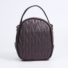 Bag Cross-Bodi Medvedkovo with a zipper, brown color