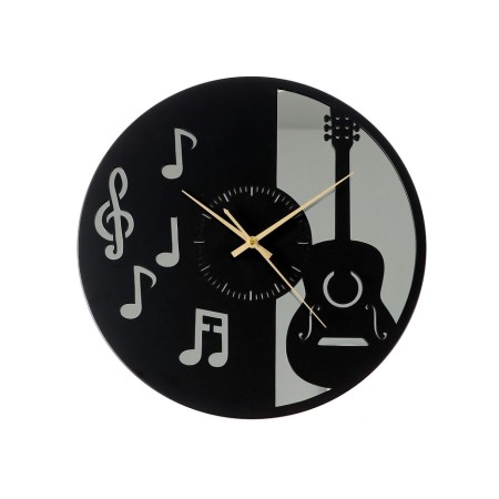 Watch Wall Interior "Guitar", silent, D-40 cm, with a mirror