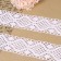 Knitted lace, 65 mm × 10 ± 1 m, white color