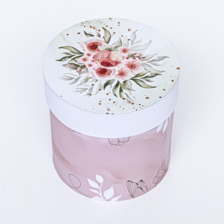 Set of round boxes 5 in 1 "Sedding", 19.5 x 19.5 - 14 x 14 cm-4