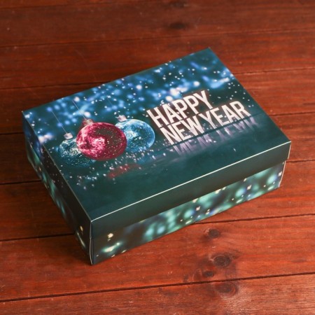 Gift box, team "New Year's Eve", 24 x 17 x 8 cm-1
