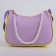 Children's bag, textile, lilac-yellow color 4 cm x 17 cm x 13 cm
