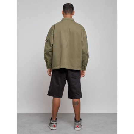 Jeaning male jacket, size 54, khaki color-3