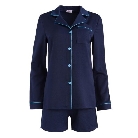 Female set (shirt, shorts) minku: Light Touch Blue color, size 50-7