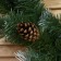 Wreath "Christmas" snow -white (cone gold) 45 cm