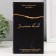 Safe-book wood, leatherette "Golden contribution" 21x13x5 cm
