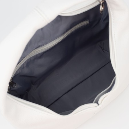 Bag-hota vita with a zipper, white color-2