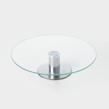 Glass stand rotating on the leg, d = 28.5 cm