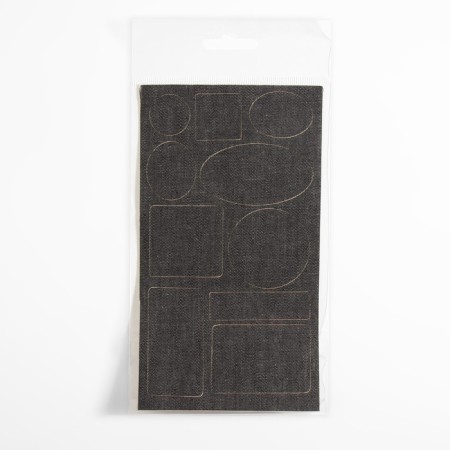 A set of jeans, adhesive, sheet 10 × 18 cm, 10 pcs, black jeans color-3