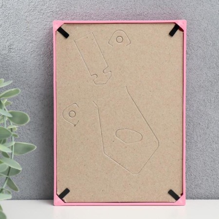 Photo frame plastic L-4 10x15 cm, pink-2
