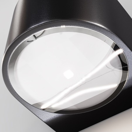 Architectural backlight Outdoor O435WL-L10GF3K, 10W, 10x11x6.8 cm, LED, 900LM, 3000K, graphite color-3