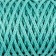 Knitting cord "Classic" without a core 100% polyester width 4mm 100m (turquoise)