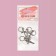 Hair piercing "Cross", 3.7 × 1.3 cm, 5 pcs, silver color
