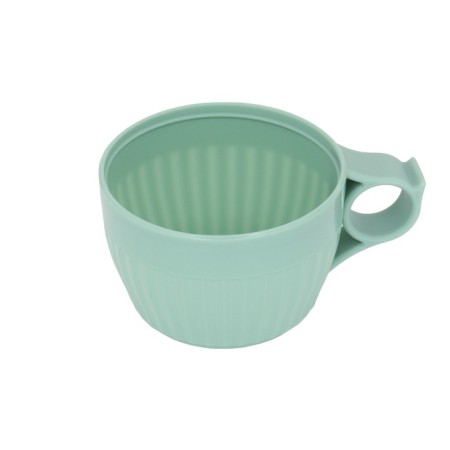 Thermos 1 l, with a glass flask, retains heat 12 hours, with a mug, green-4