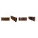 The border is paving, 50 × 5 × 20 cm, brown, BT-200