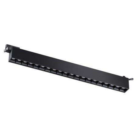 Snow -shaped single -phase three -core LED Novotech. Iter, 30W, LED, 66x580x36 mm, black color-2