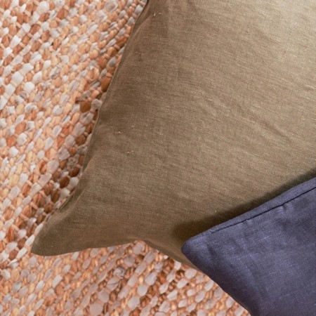 Decorative pillowcase SL Home Linen 40*40 cm, col. Green, 100%linen-1