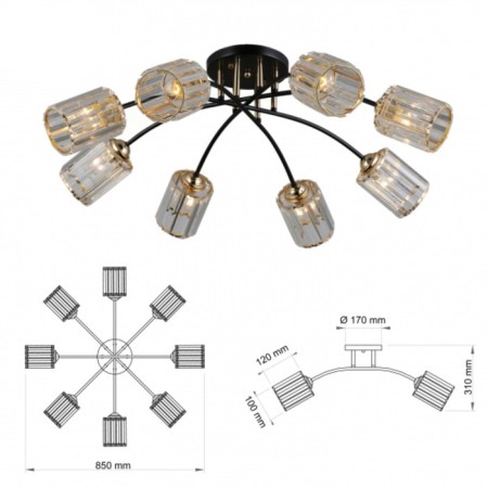 RIVOLI Emanuelle 8he27, 60 watts-4