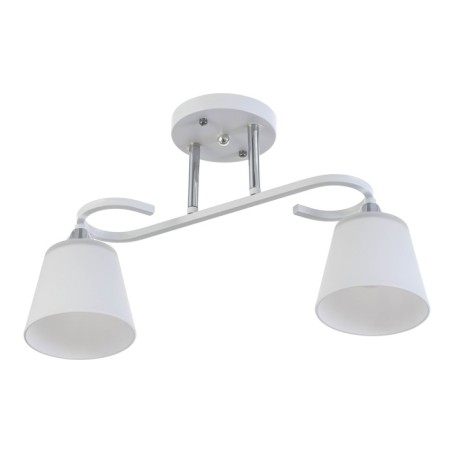 Lyberti chandelier 2x60W E27 white 44x12x25cm