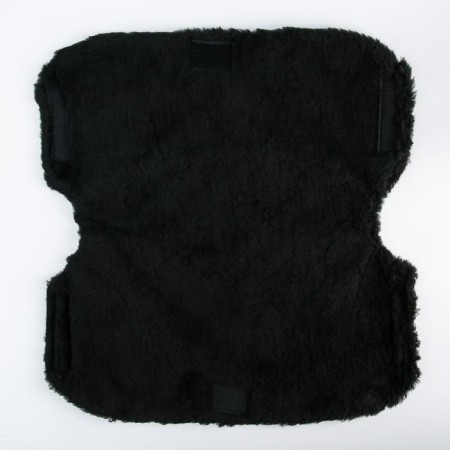 The coupling on the handle of the stroller, quilted, black color-5