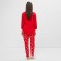 Female home set (jumper/pants), red color, size 52