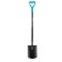 Shovel is universal, rectangular, l = 120 cm, metal stalk, luxe
