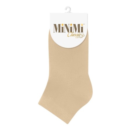 Women's socks shortened mini cotone, size 35-38, color Beige