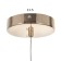 Bayerlux lamp "She" LED 17W silver 10.5x10.5x45-130 cm