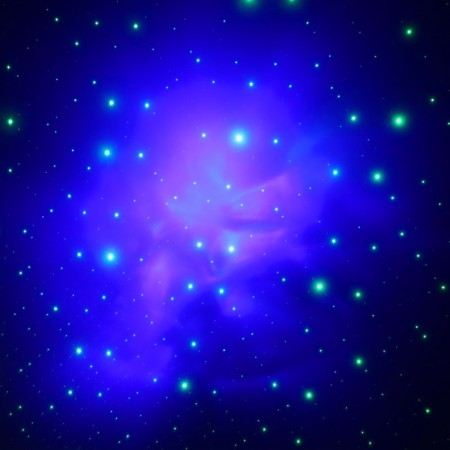 Light device "Cosmonaut with a star" 13 cm, glow RGB, remote control, 5 V, white-3