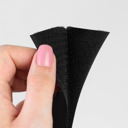 Velcro, 50 mm × 25 ± 1 m, black color-3