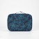 Cosmetic bag with lightning, blue/turquoise color
