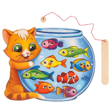Magnetic fishing "cat", puzzle-2