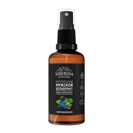 Male deodorant with Aphrodisiacs "Sandal and Juniper", 50 ml