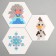 Aquamosaic "Elsa and Olaf", cold heart