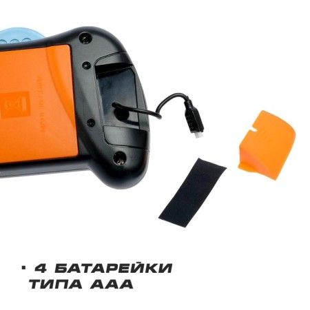 The helicopter radio -controlled "expert" works on the battery, the color is yellow-3