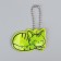 The reflective element "cat", bilateral, 5.5 × 3.7 cm, color mix