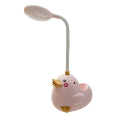 Table lamp "duckling" LED 3W battery pink 9.5x11x33 cm Risalux-12