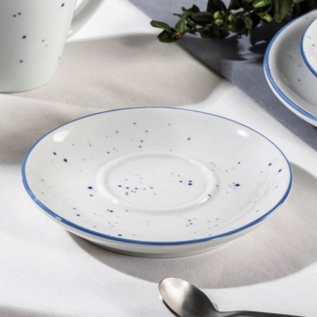 Box Porcelain Coffee Dots Nube, D = 14 cm-1