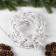 Garland “thread” 10 m, IP65, UMS, white rubber thread, 100 LED, white glow, flicker, 220 V