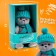 Soft toy "Cat Slanti", with a hat and a scarf
