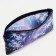 Cosmetic bag-penete on zipper, PVC, blue color