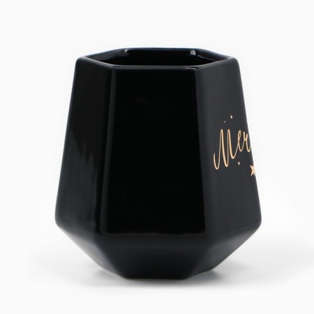 Ceramic mug “Dream”, 300 ml, black color-1