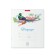 Notebook of 18 sheets in the Erichkrause Birds cage, cover coated cardboard, offset unit, whiteness 100%, mix