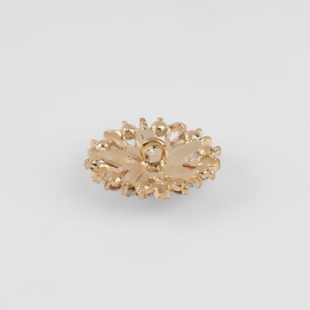 The button is decorative, d = 23 mm, the color of the gold-1