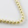 Glass beads, set 78 pcs., Size 1 pc. - 10 mm, white color