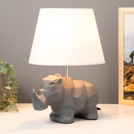 Table lamp 16544/1 E14 40W gray 22.5x22.5x35 cm Risalux-1