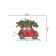 A set of napkins for setting the table “The Christmas tree is in a hurry to celebrate”, rectangular, rounded edges, size 30x46 cm, 4 pcs